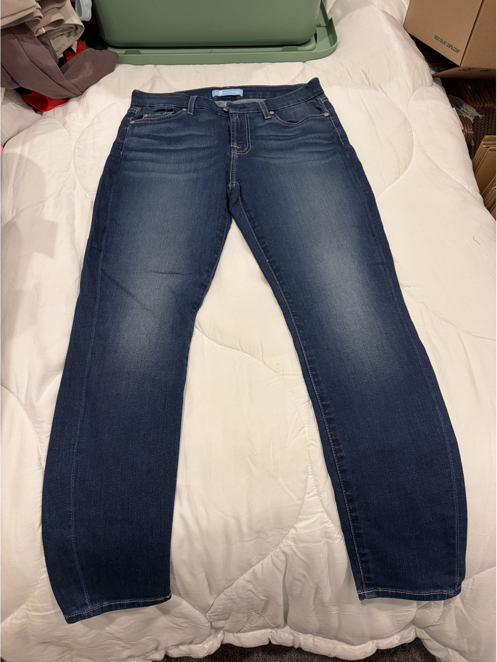 7 for All Mankind Blair The Ankle Skinny Jeans size 29
